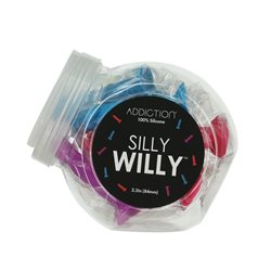 BMS – Addiction – Silly Willy – 3.3” Silicone Dildo – Multicolour bigger version